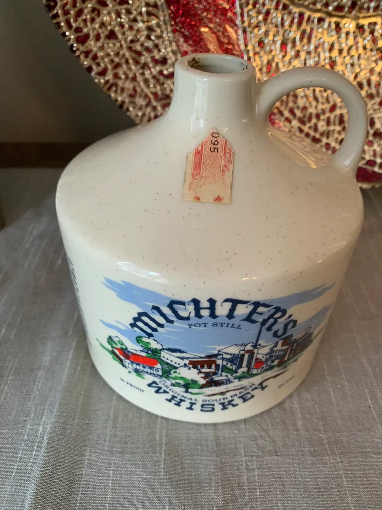 Vintage container . 1978 whiskey bottle  photo 1