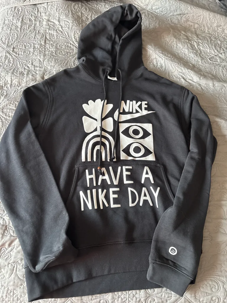 Nike "Have a Nike Day" Black Hoodie - Size M photo 1