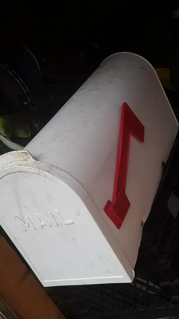 Plastic old fashioned mailbox photo 1