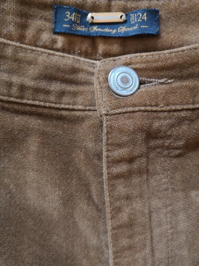 Slim velvet trousers size 24/34 Pull & Bear photo 1