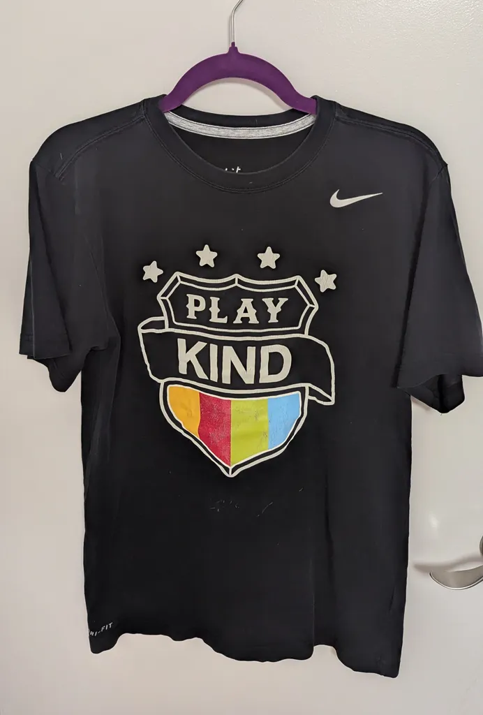 Nike Dri-FIT Black Play Kind T-Shirt - Men's Small photo 1