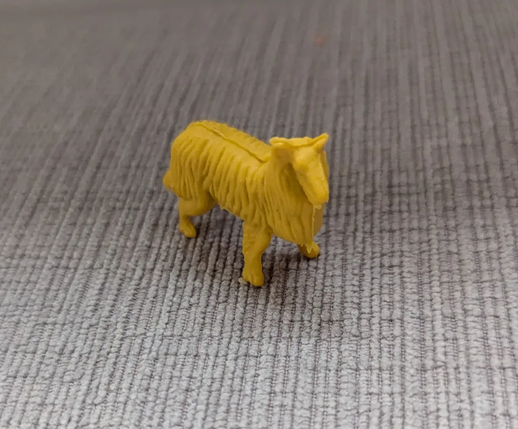 Yellow Collie Dog Toy photo 1