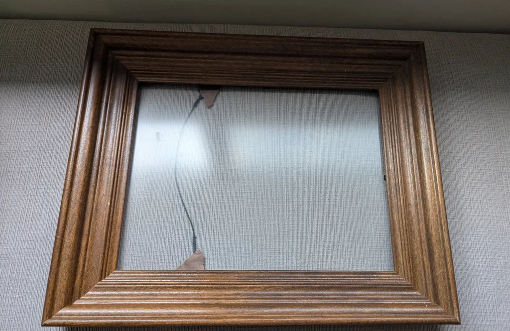 Wooden Picture Frame - Inside size is 12 inches by 9.5 inches  photo 1