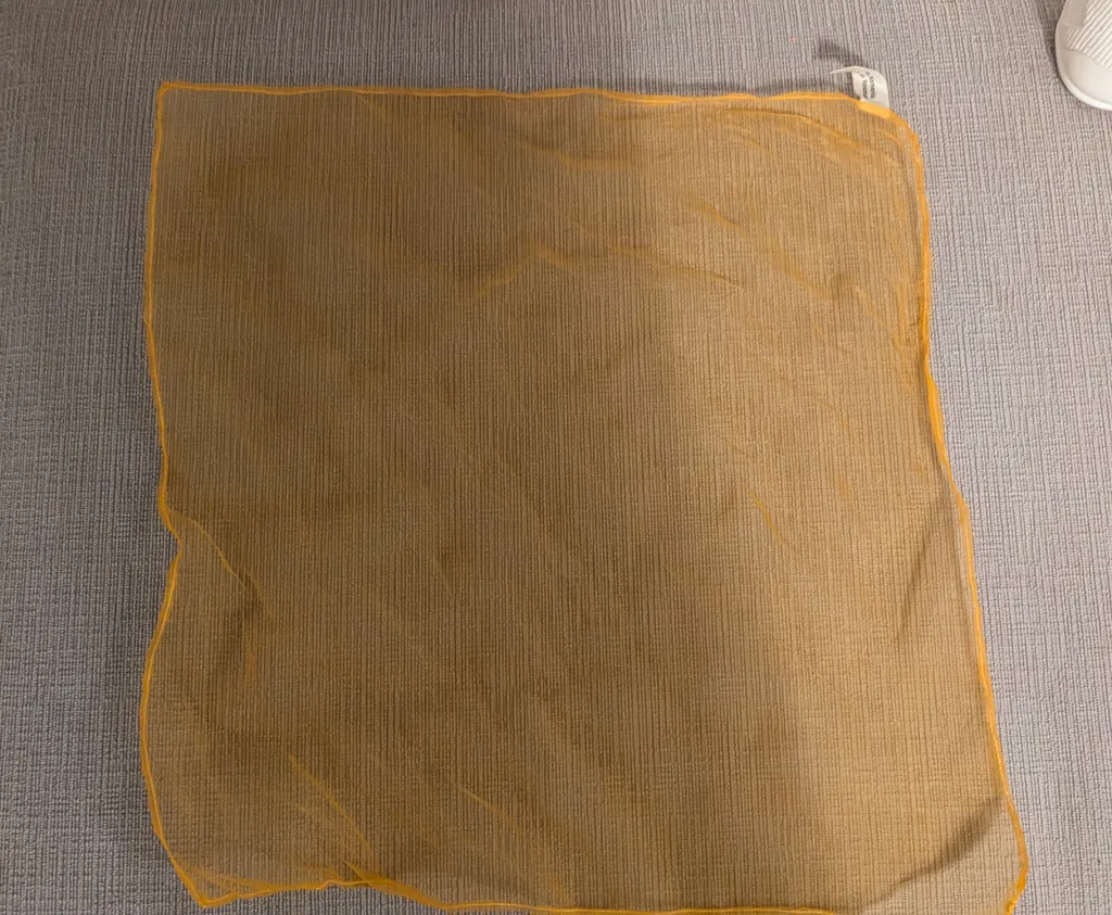 Yellow Sheer Scarf photo 1