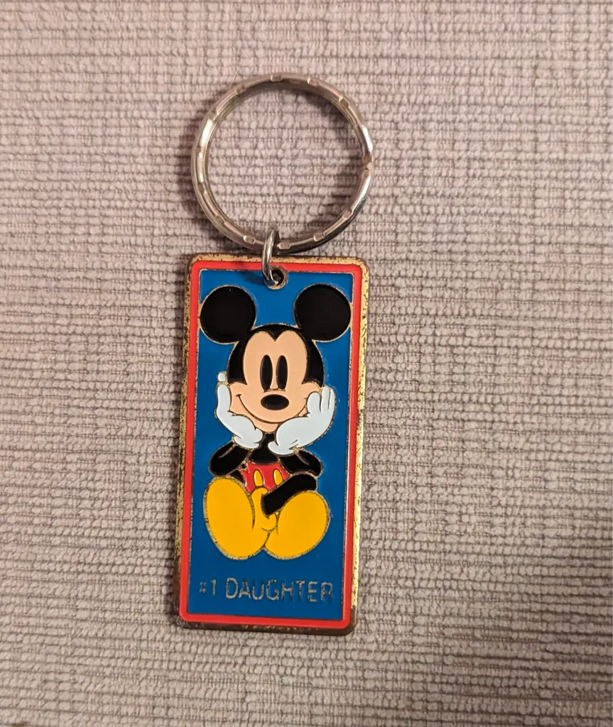 Mickey Mouse #1 Daughter Keychain photo 1