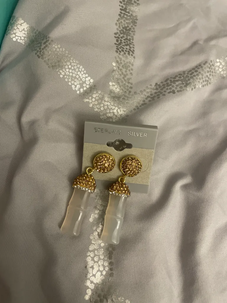 Silver earrings  photo 1