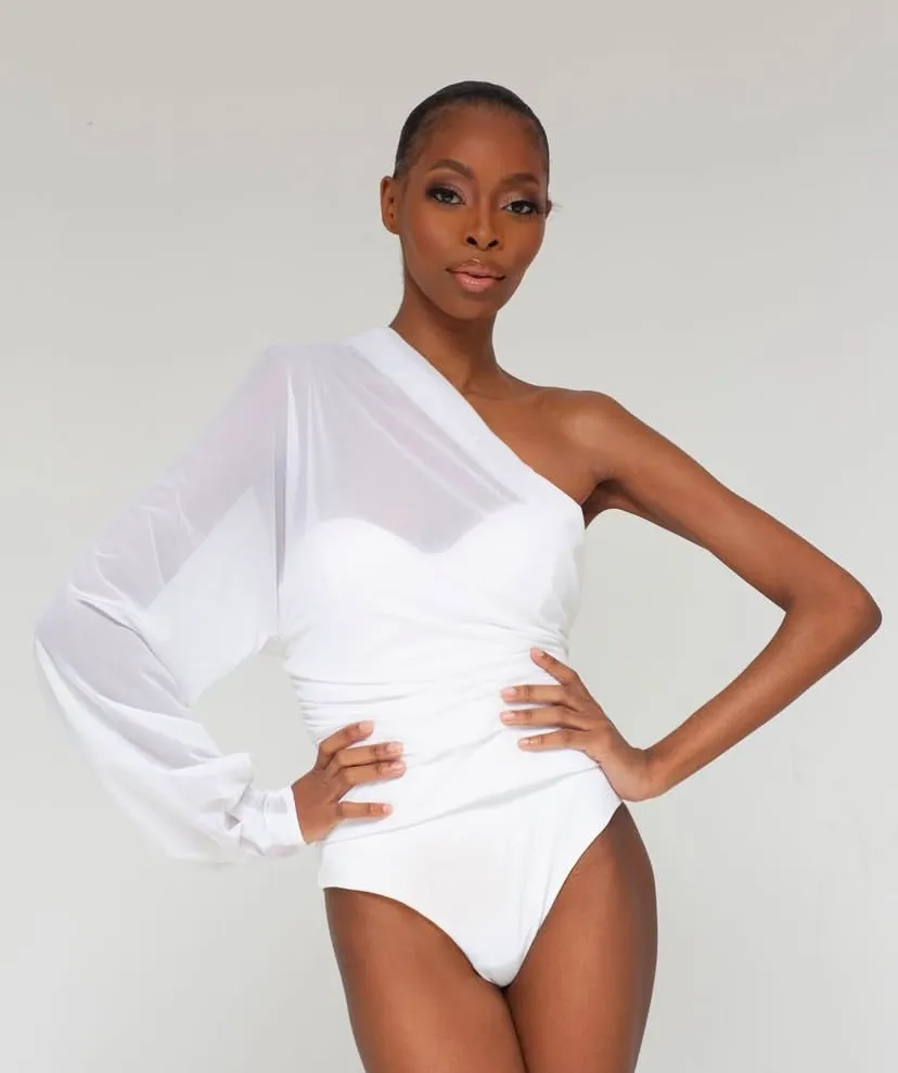 White bodysuit  photo 1