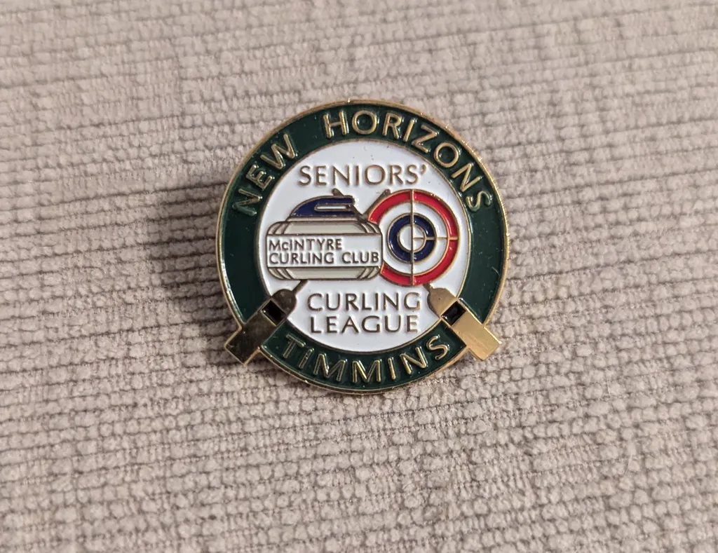 New Horizons Seniors' Curling League Timmins Pin photo 1
