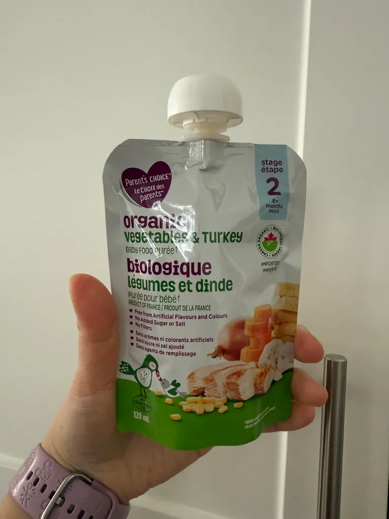 Baby food- vegetables  and turkey photo 1