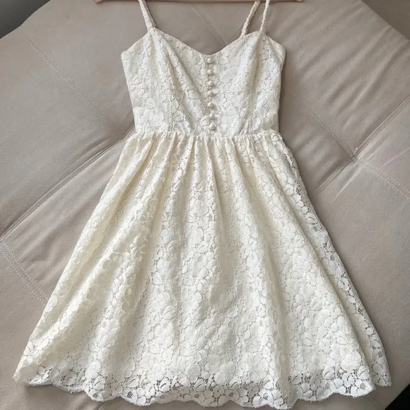 Talula off white lace dress photo 1