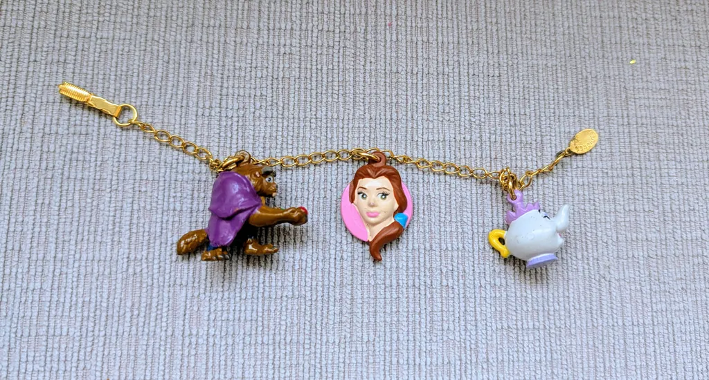 Brand New Disney Beauty and the Beast Charm Bracelet photo 1