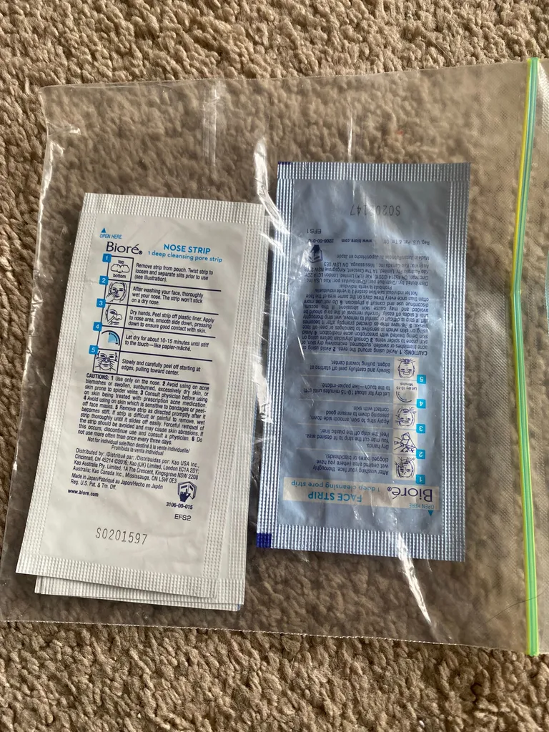 Biore nose+face strips  photo 1