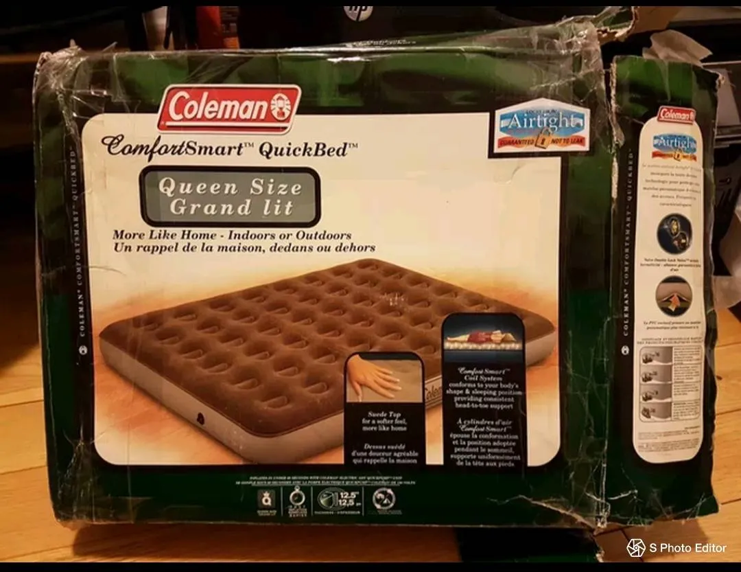 Coleman Inflatable ComfortSmart QuickBed With Electric Pump photo 1