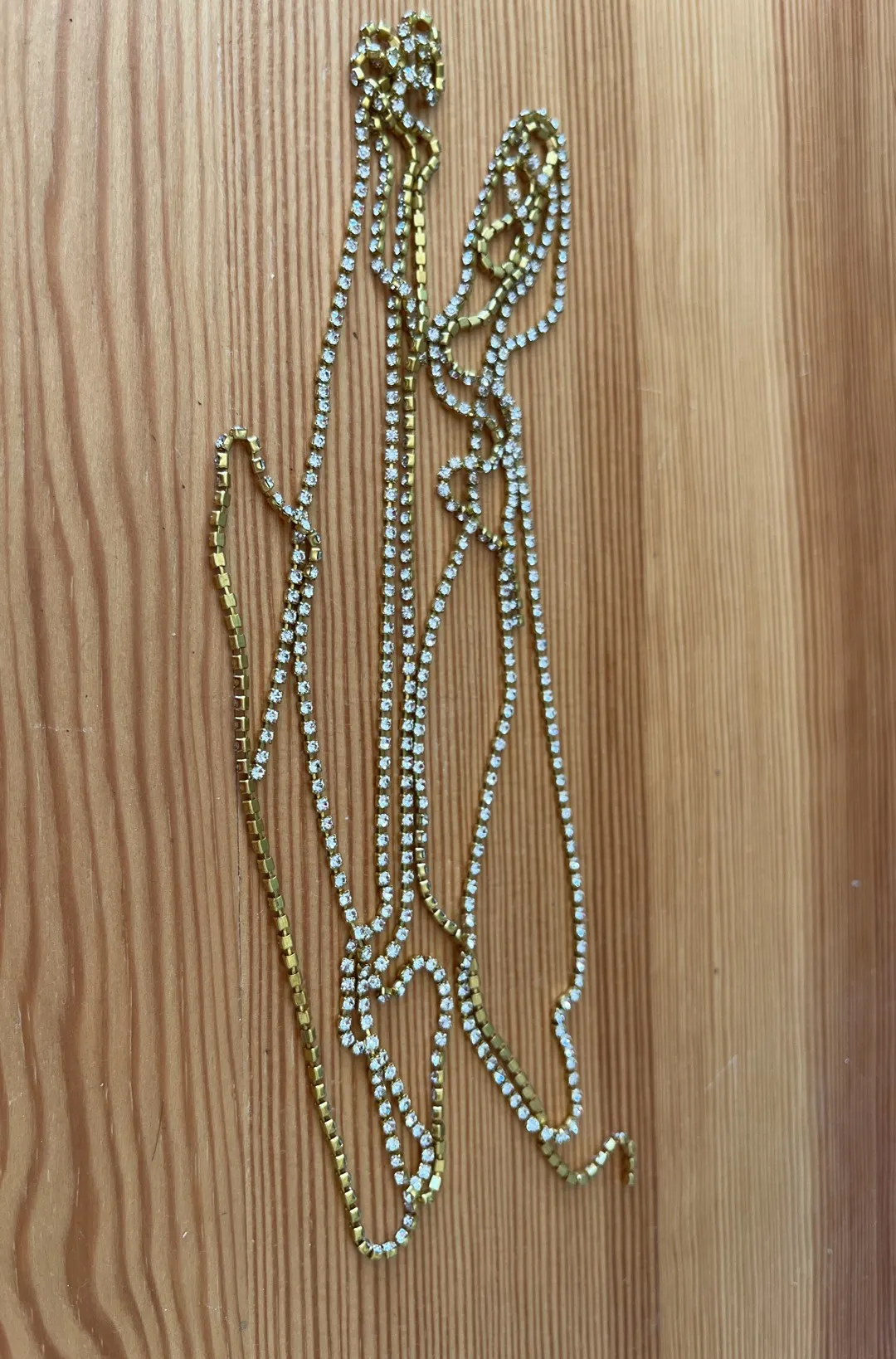 Smaller Chain Gold Crystals photo 1