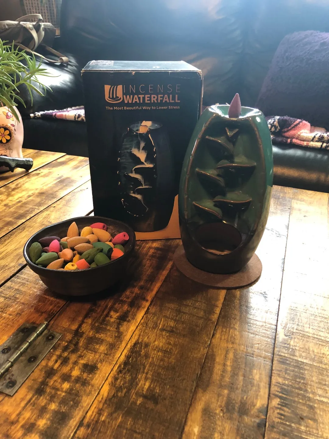 Incense Waterfall With Cones photo 1