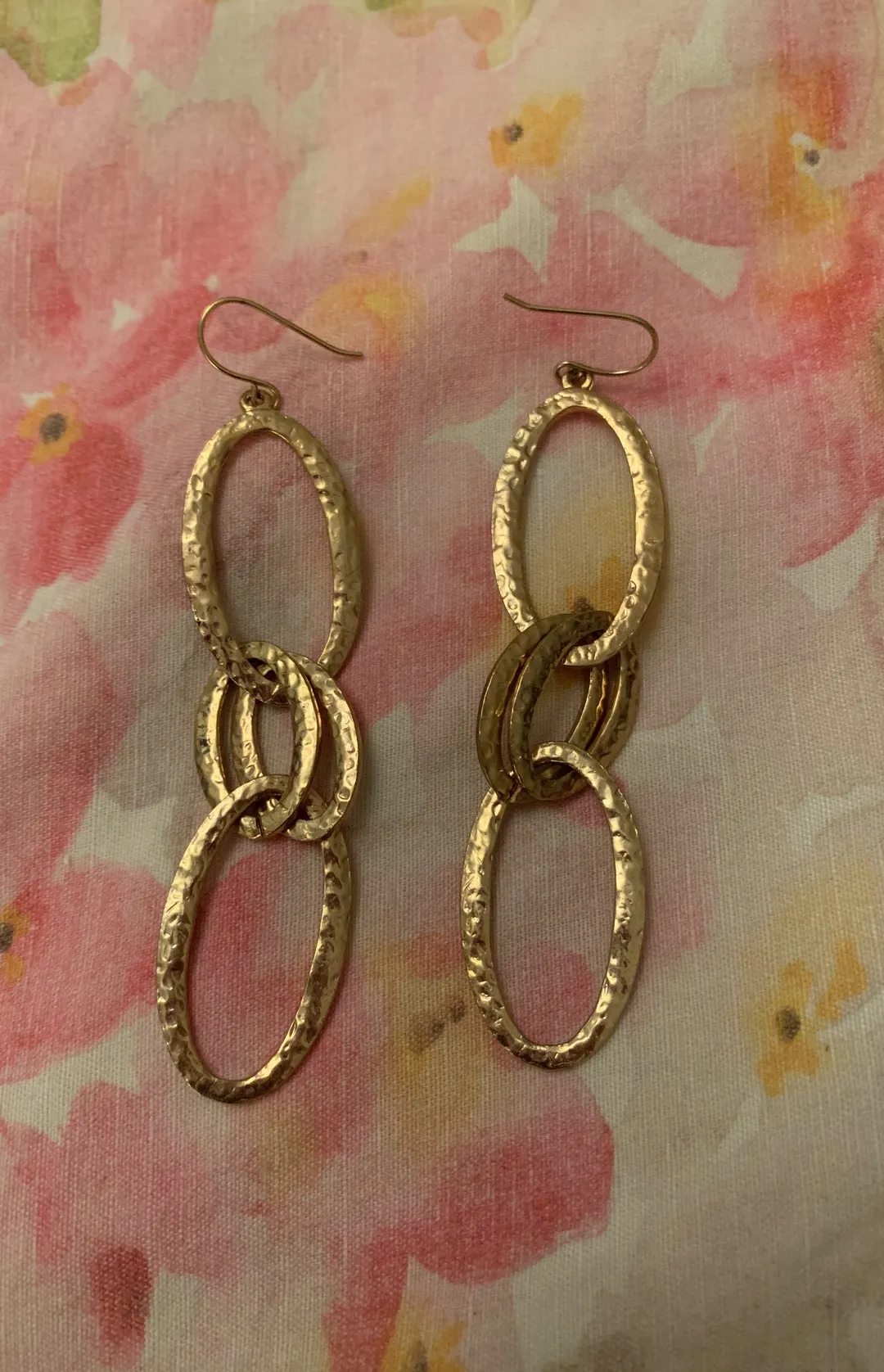 Hammered Loop Earrings photo 1