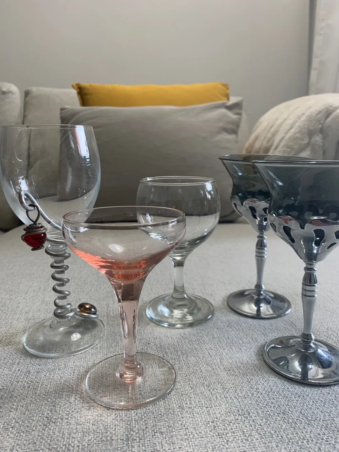 Artsy Cute Wine Glasses photo 1