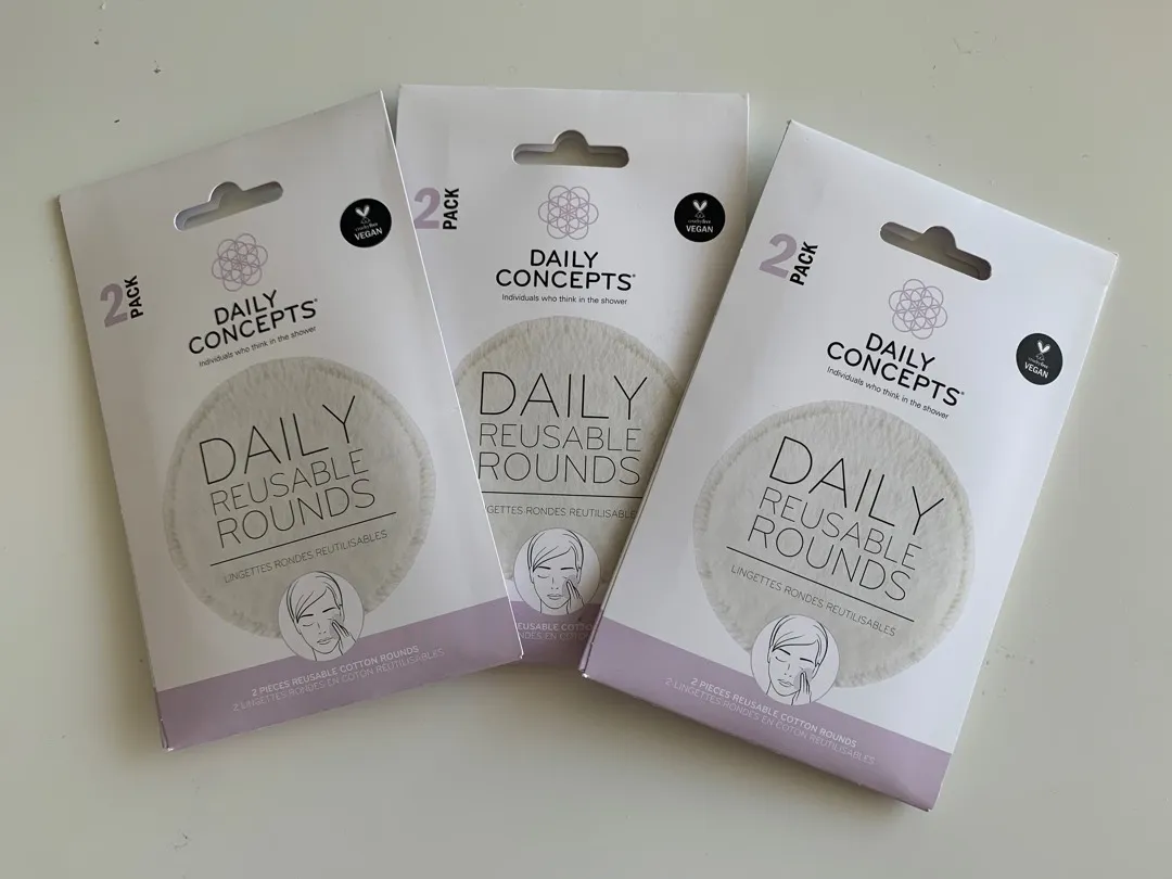 Daily Concepts Daily Reusable Cotton Rounds x3 photo 1
