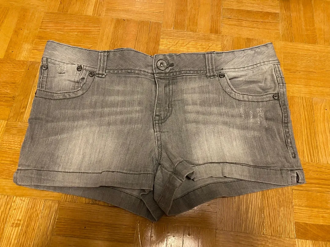 Bluenotes Grey Denim Shorts photo 1