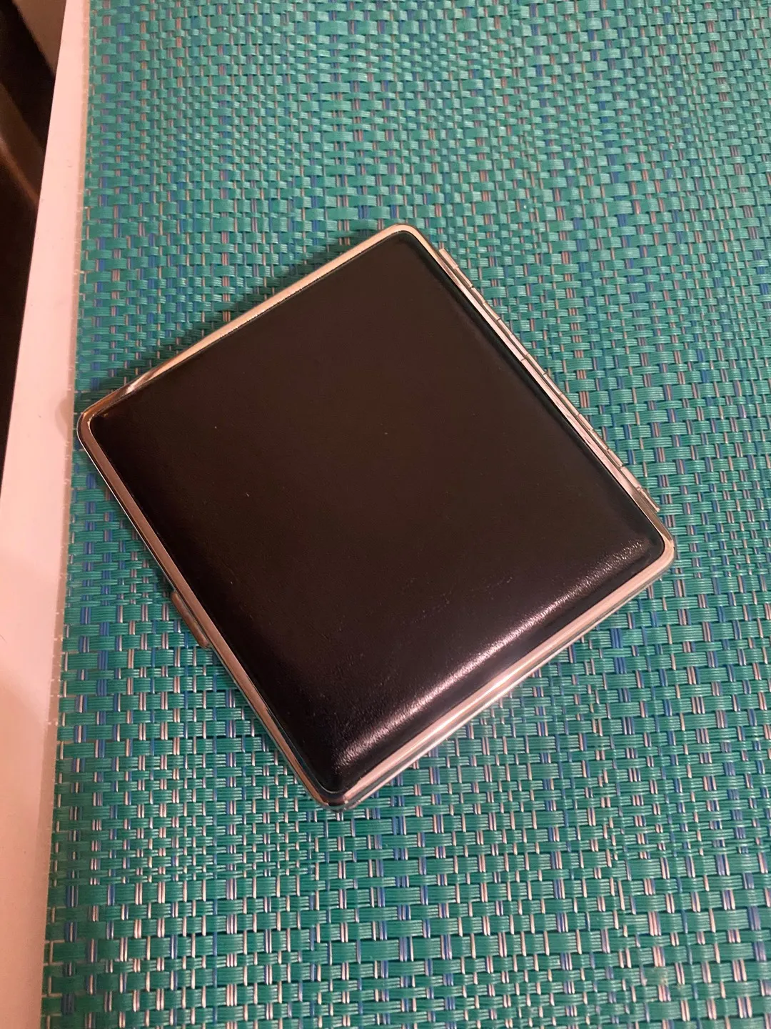 Cigarette Case Black And Silver photo 1