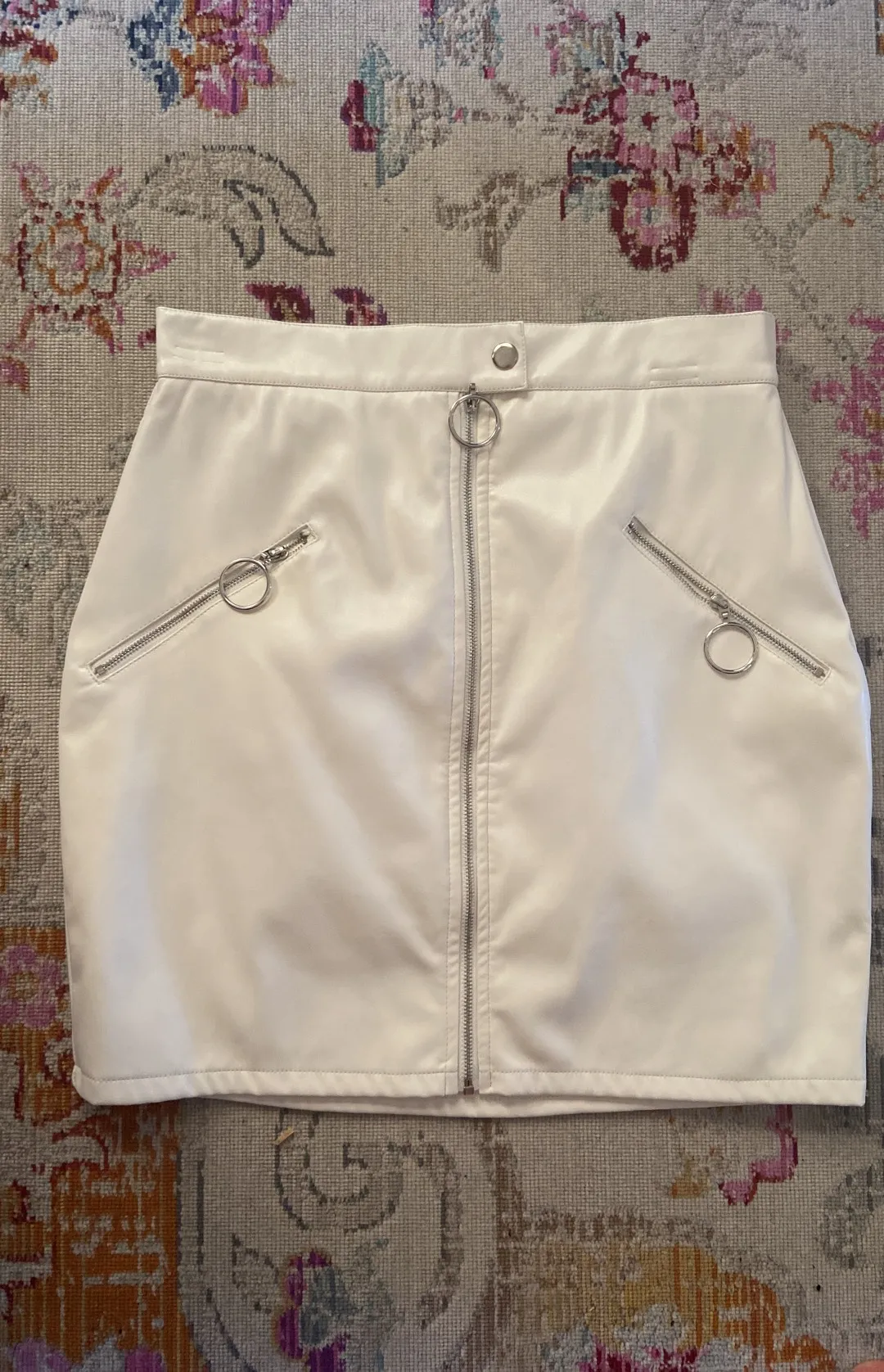 Pleather Mini Skirt photo 1