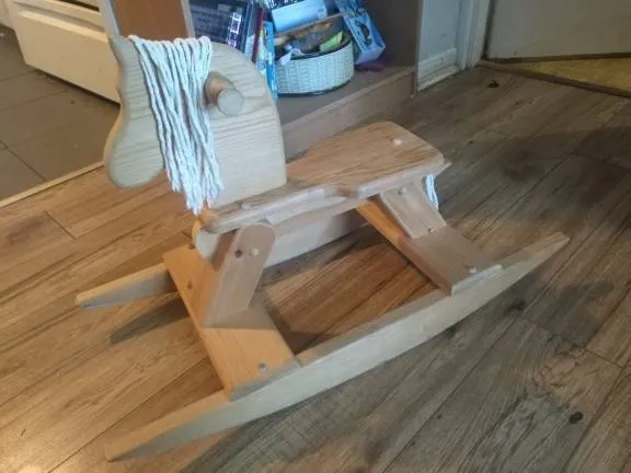 Super Sweet Wooden Rocking Horse! photo 1