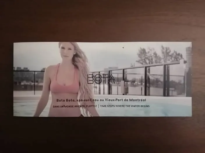 50$ GC For Bota Bota photo 1