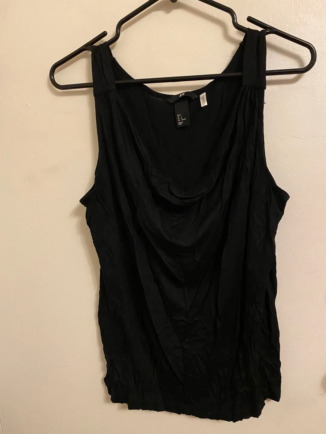 H&M Drapey Scoop Neck Top photo 1