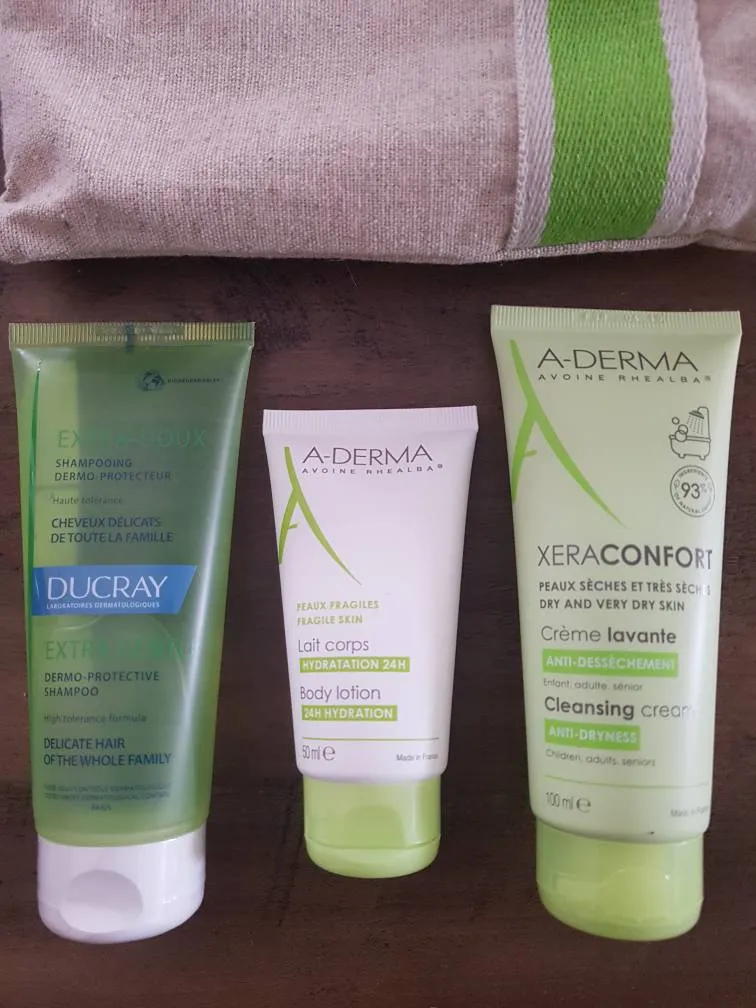 A-Derma 3 Peice Set With Travel  Bag photo 1
