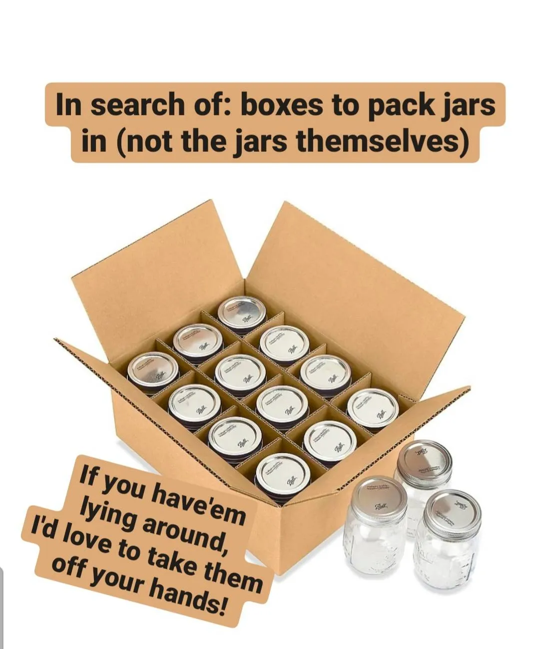ISO: Boxes For Jars photo 1