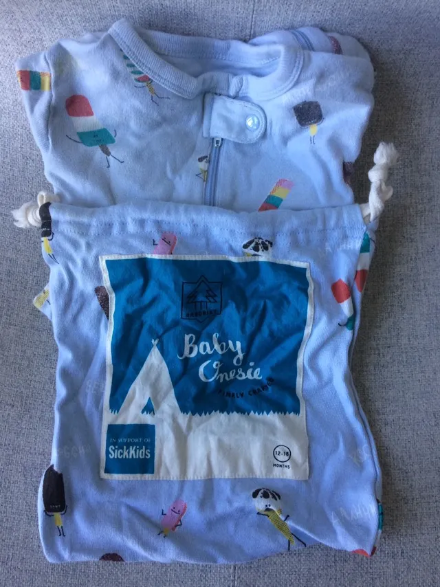 Arborist Baby Onesie - Popsicle Print photo 1