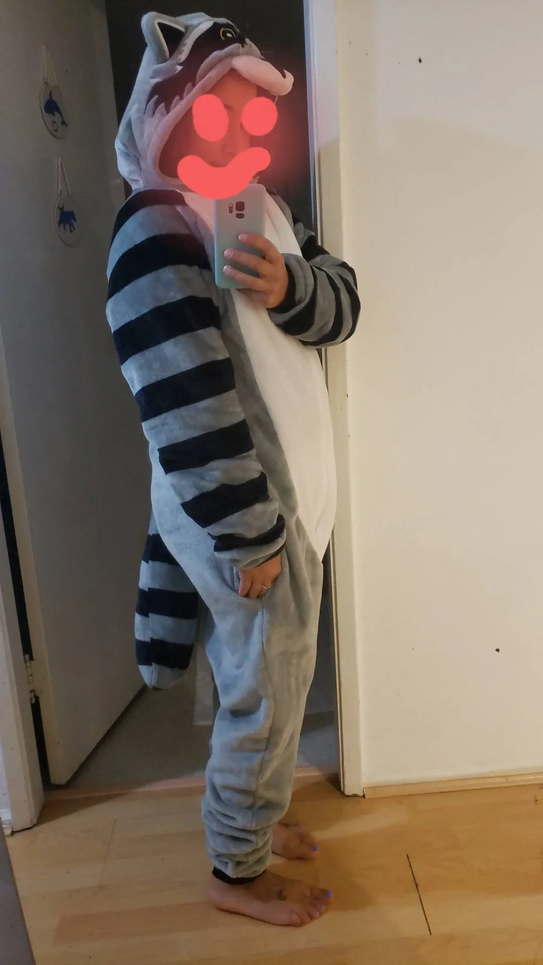 Raccoon Onesie Costume photo 1