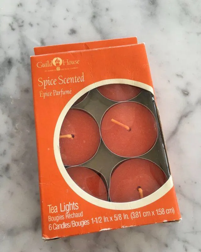 Spice scented tea light candles photo 1