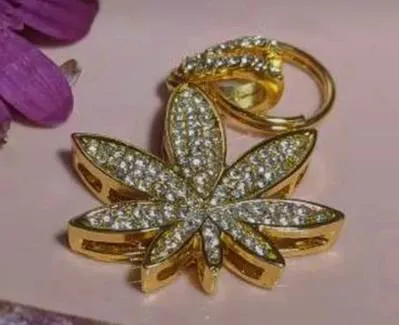 🌱420 Sparkly Keychain or Choker photo 1