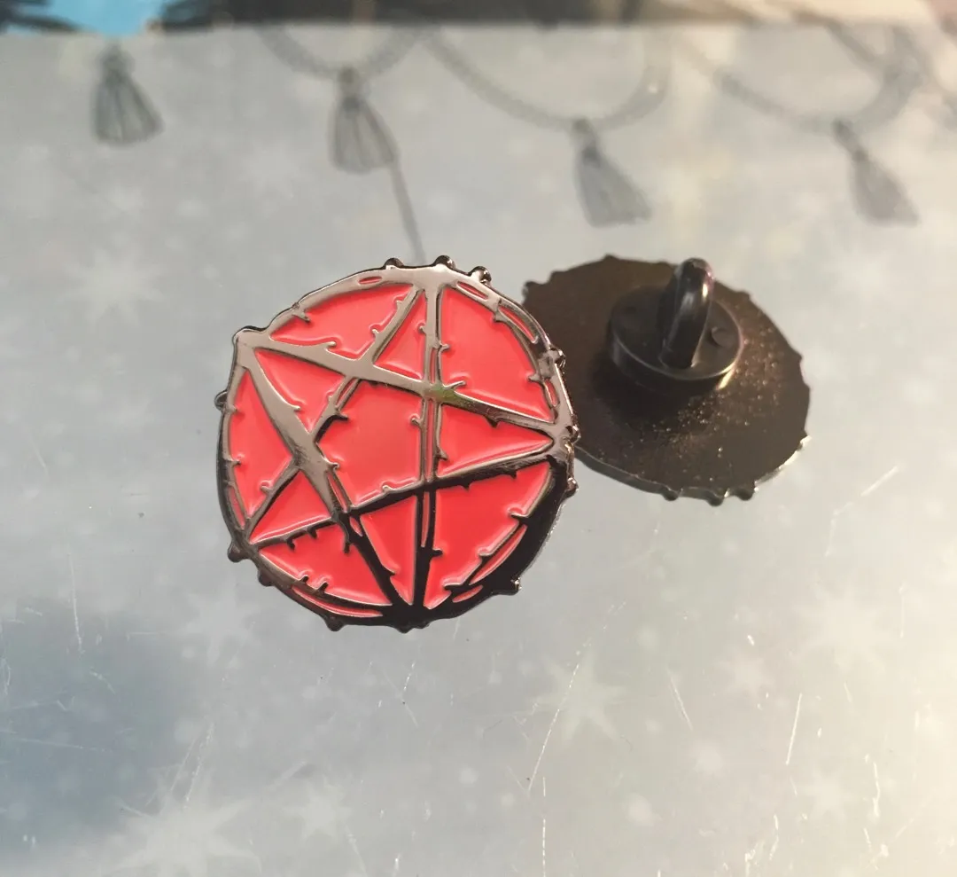 Pentagram Enamel Pin photo 1