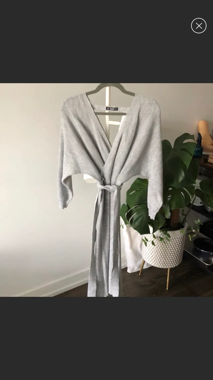 Shein Cozy Wrap Dress (size M) photo 1