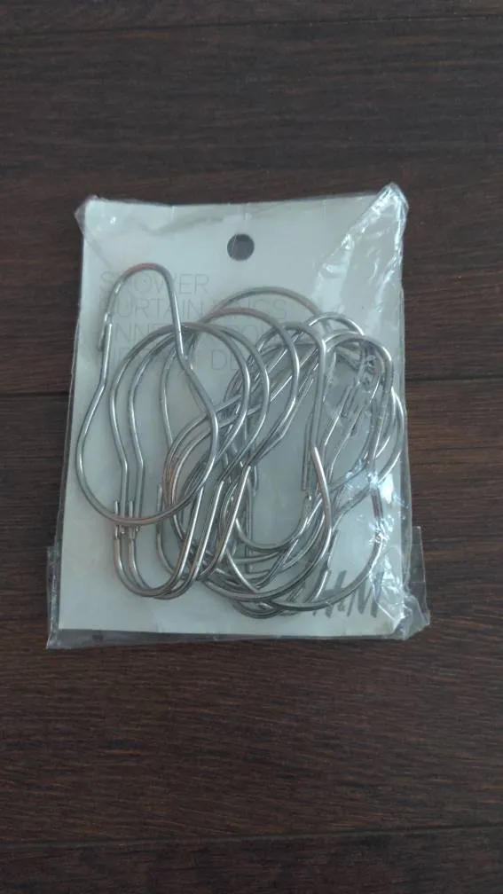 BNIP H and M Shower Curtain Hooks photo 1