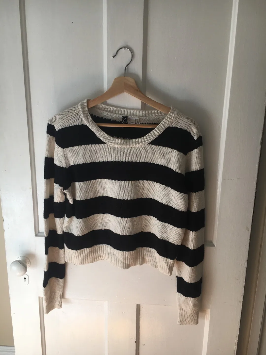 Striped H&M Sweater - M photo 1