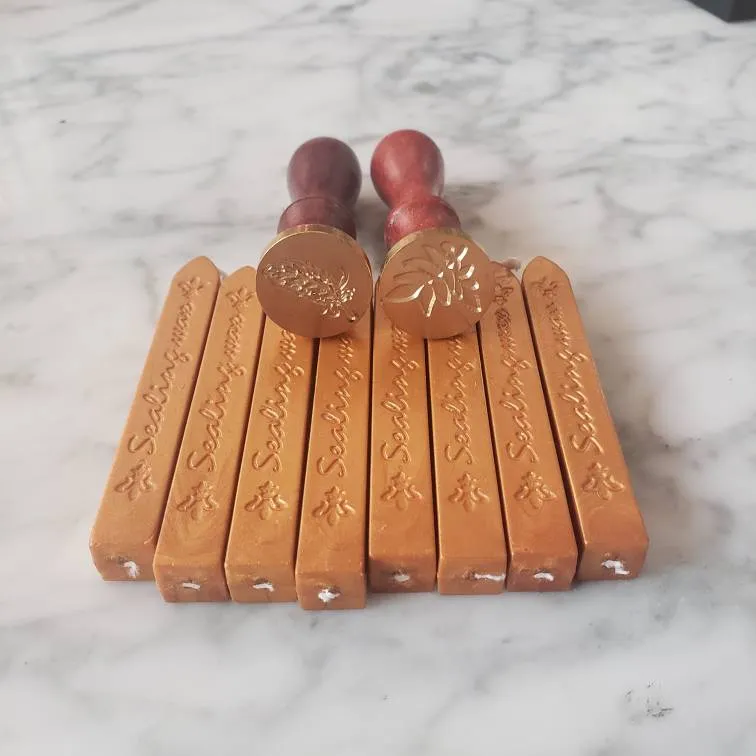 Sealing Wax And Plant Stamp photo 1