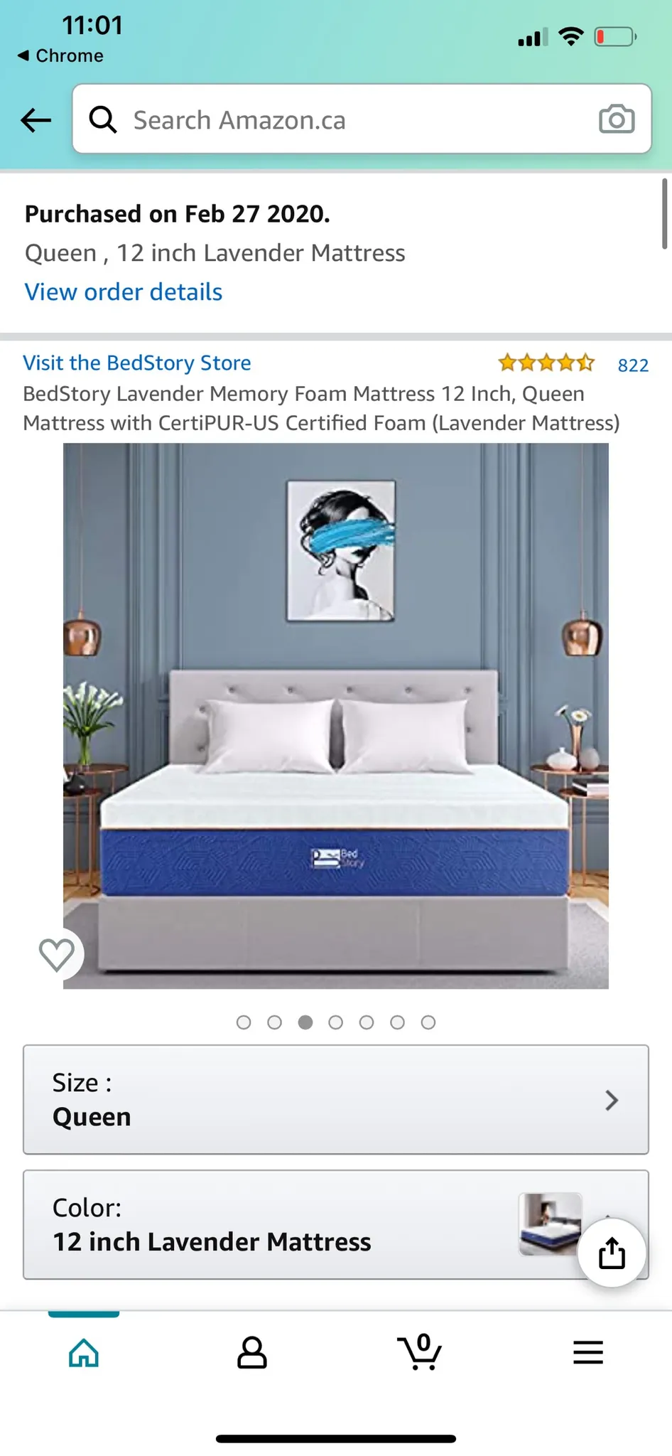 EUC Memory Foam Mattress photo 1