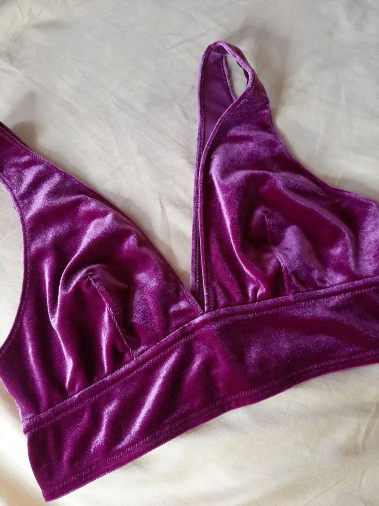 Velvet Bralette photo 1
