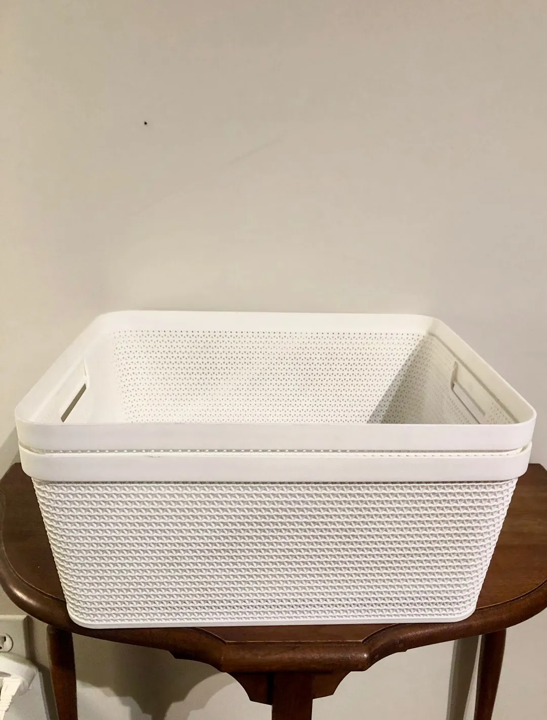 Storage Container Bins x2 photo 1