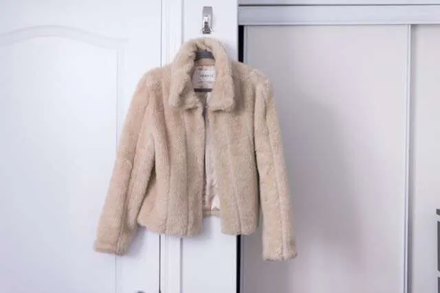 Faux Fur Jacket S/M photo 1