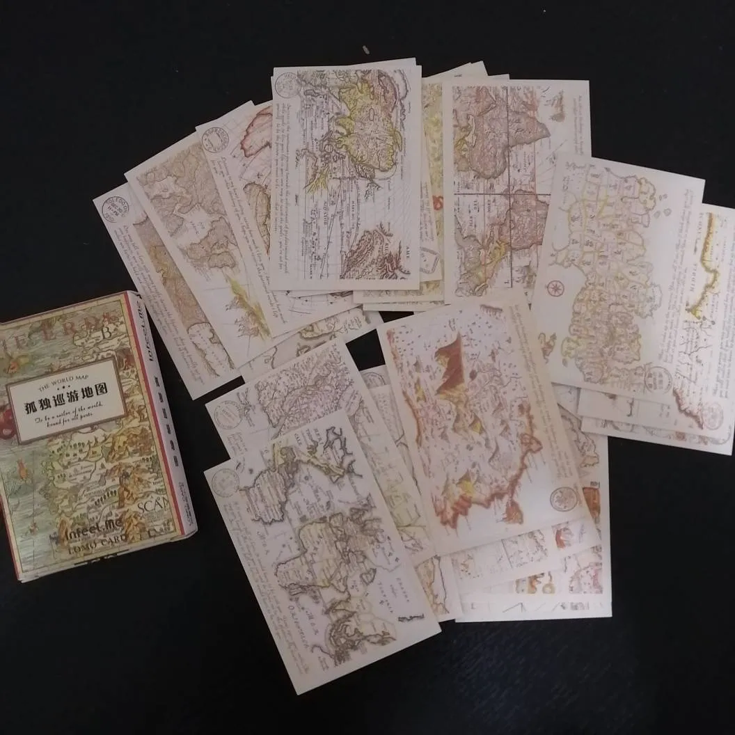 Travel/Map Theme Mini Cards photo 1