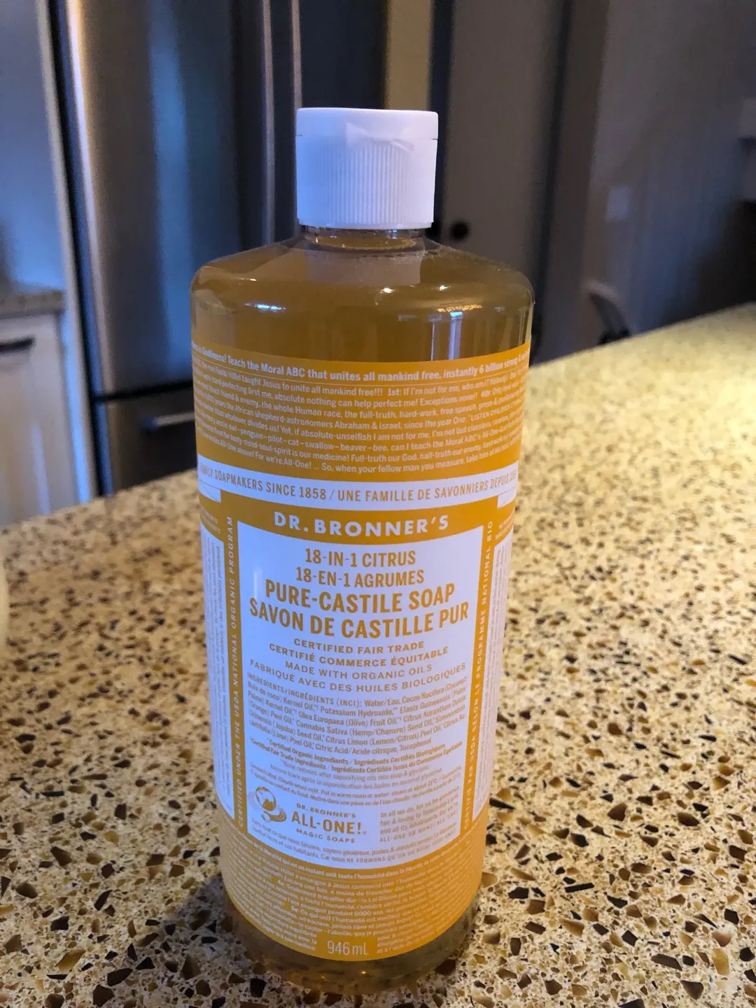 Dr Bronner’s Citrus Castille Soap photo 1
