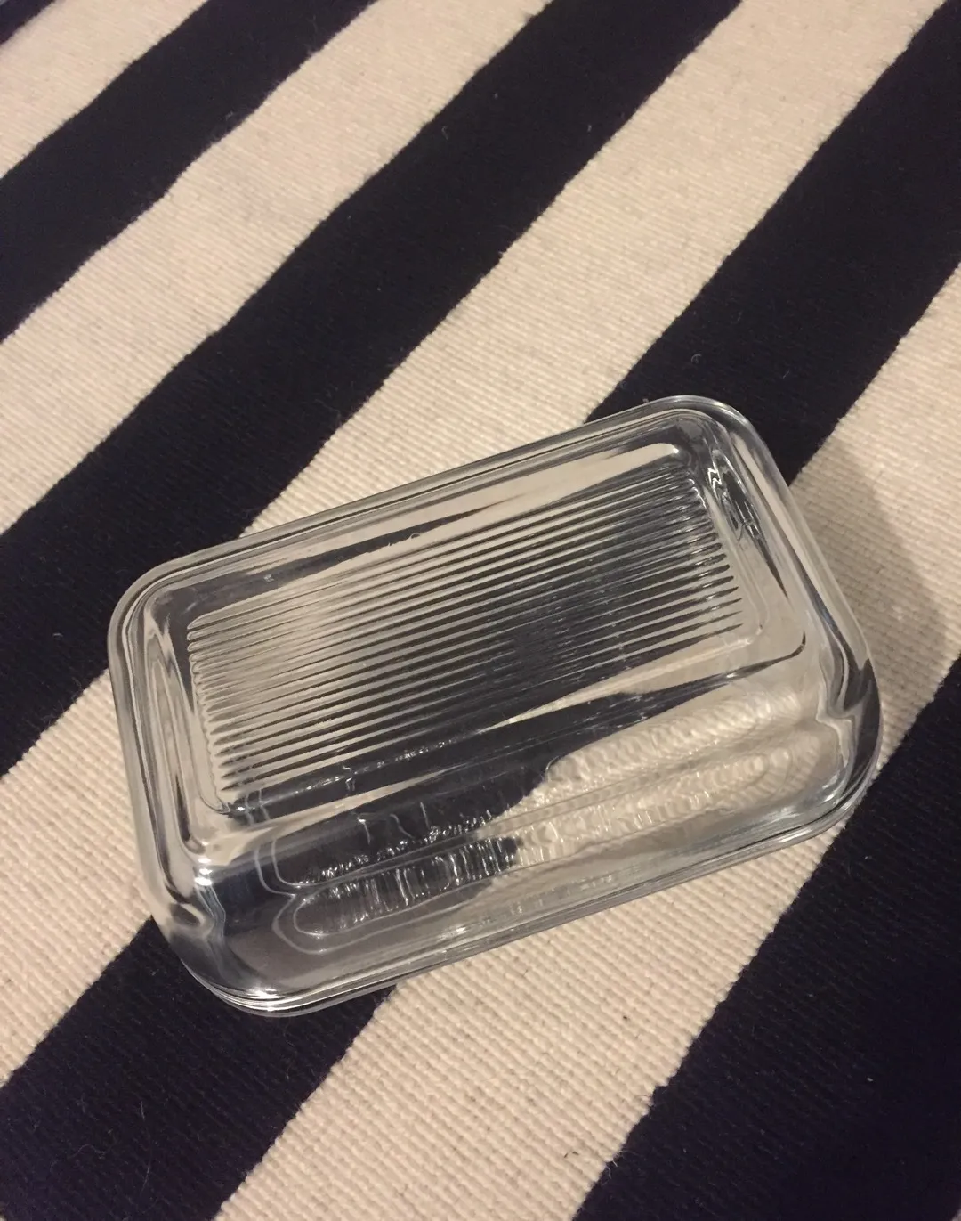 Glass Butter Dish photo 1