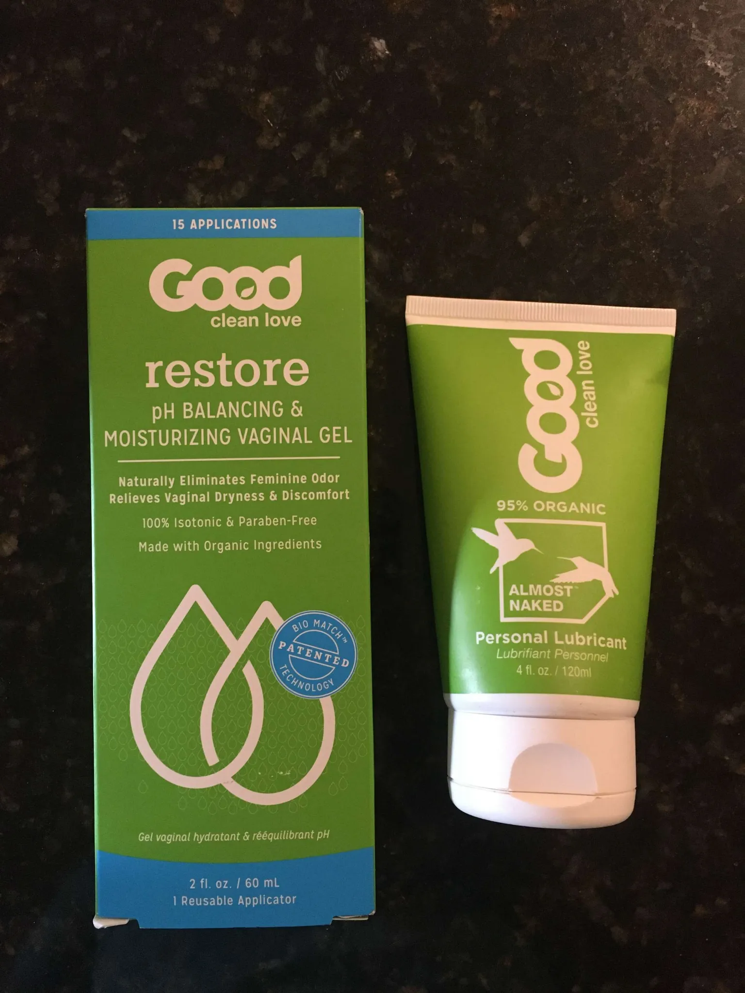 BNIB Organic Lube + Vag gel photo 1