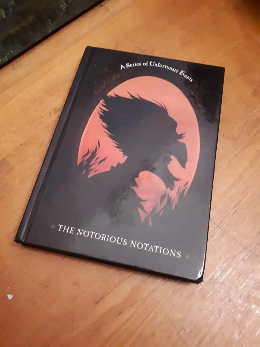 Lemony Snicket- Notorious Notations Notebook photo 1