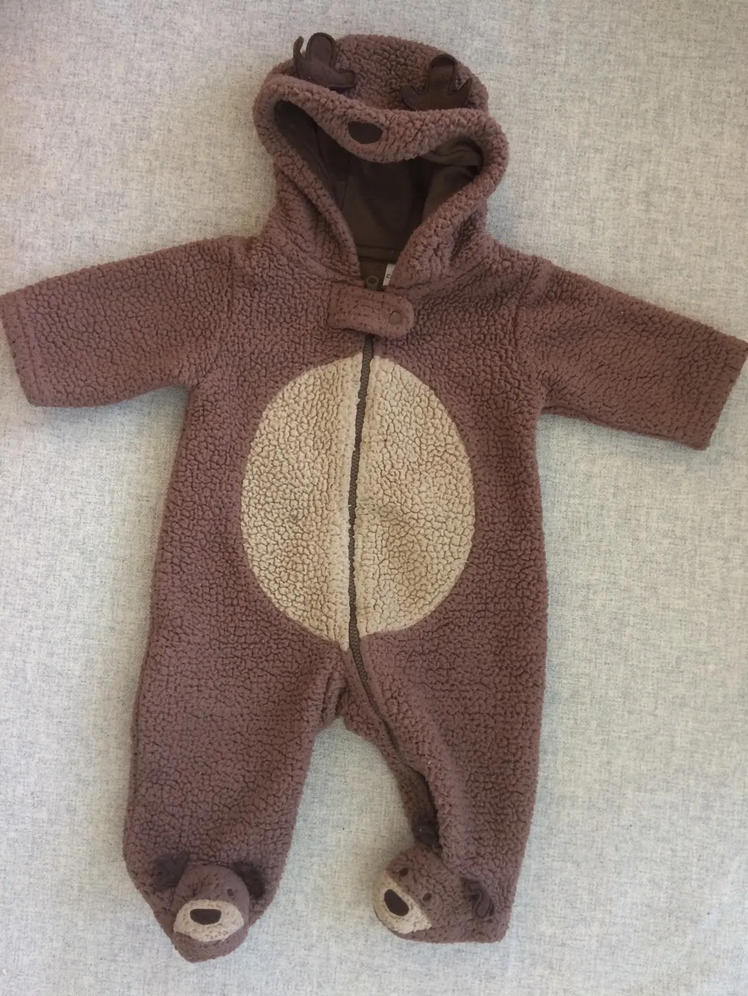 👶🏻 3m Reindeer Baby Bunting photo 1