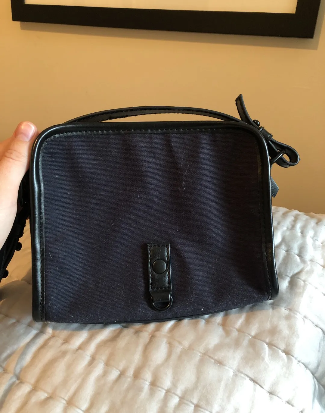 Navy Blue Crossbody Bag photo 1
